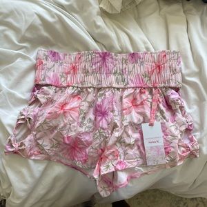 love shack fancy x hurley coverup shorts